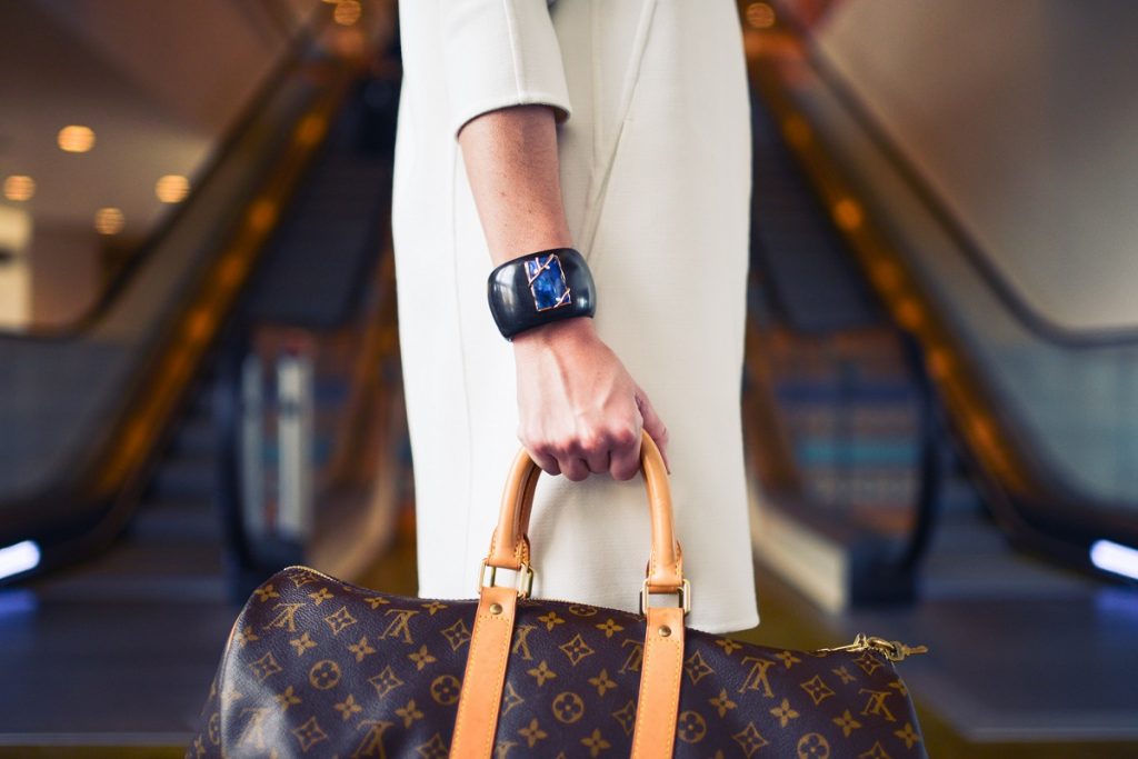 Louis Vuittonのトラベルバッグ